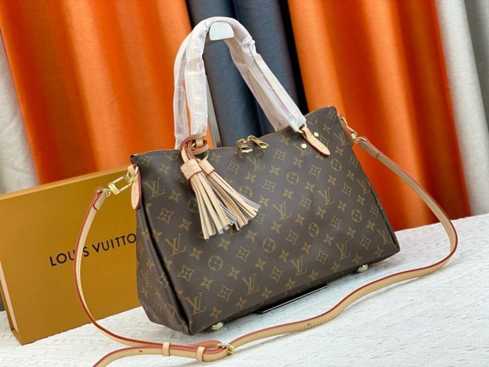 Italian-Inspired Elegant Leather Top Handle Bag 35x24x14cm
