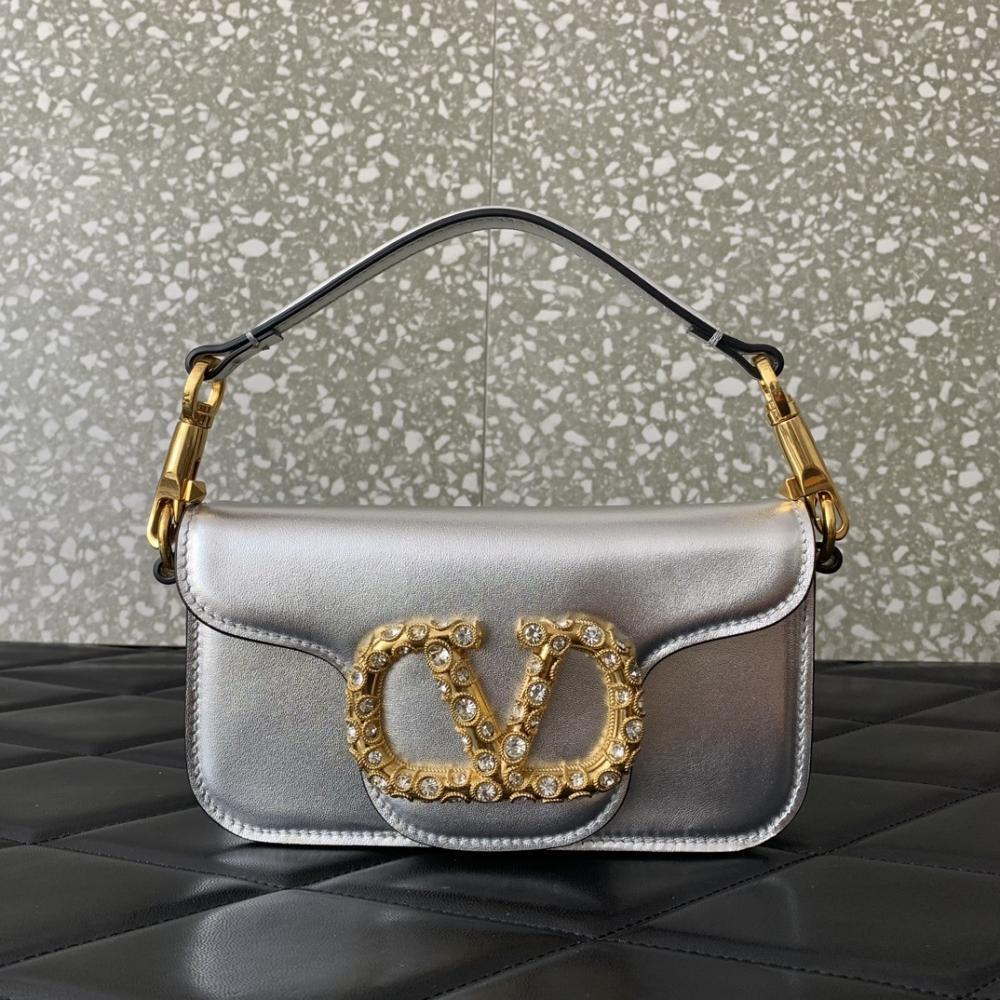 Crystal-Embellished Calfskin Wallet Style 1356258043