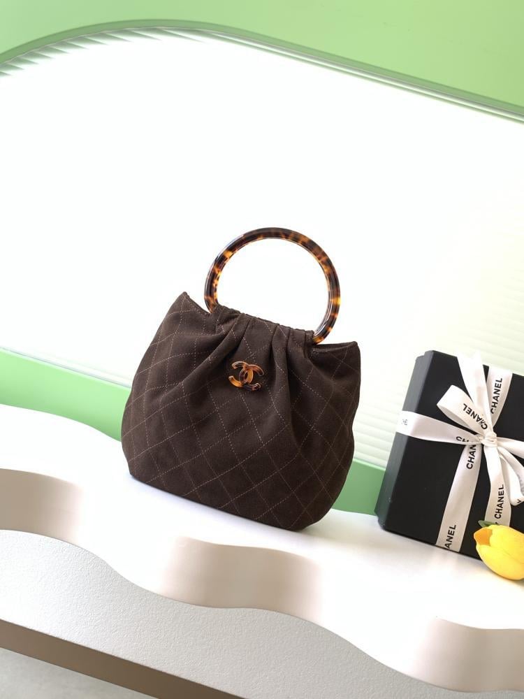 Suede Top Handle Bag Style 1170960161