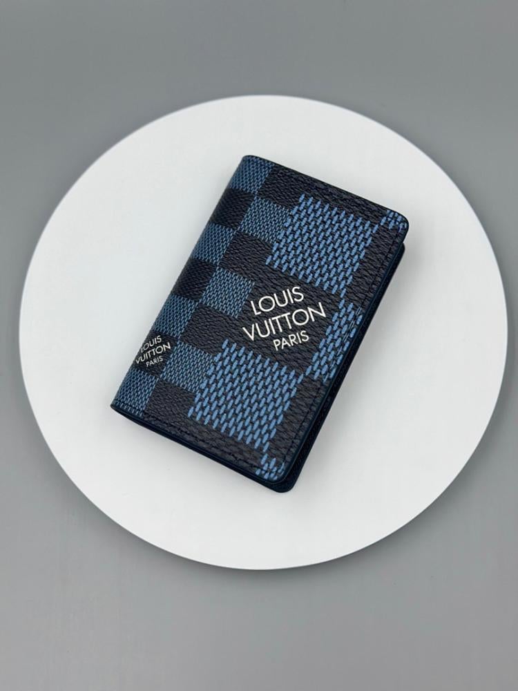 Modern Silver Monogram Wallet