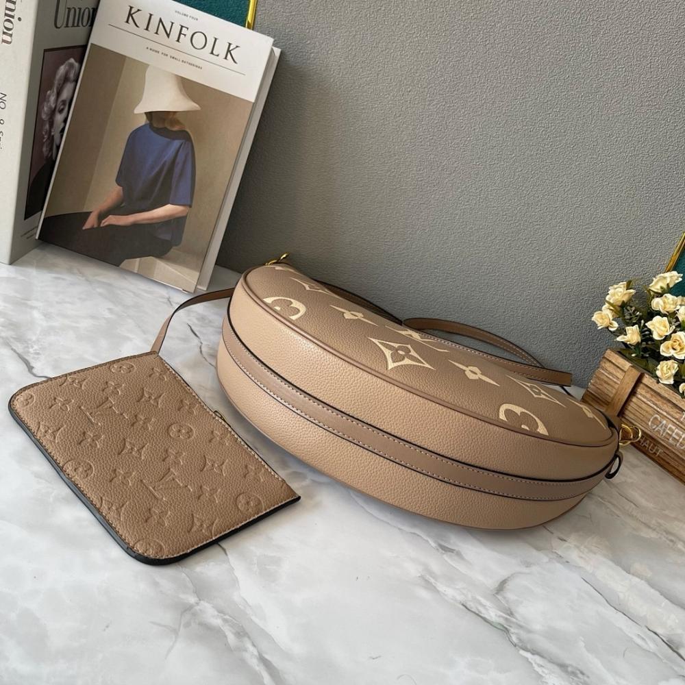 Stylish Refined Leather Shoulder Bag 38x26x10cm