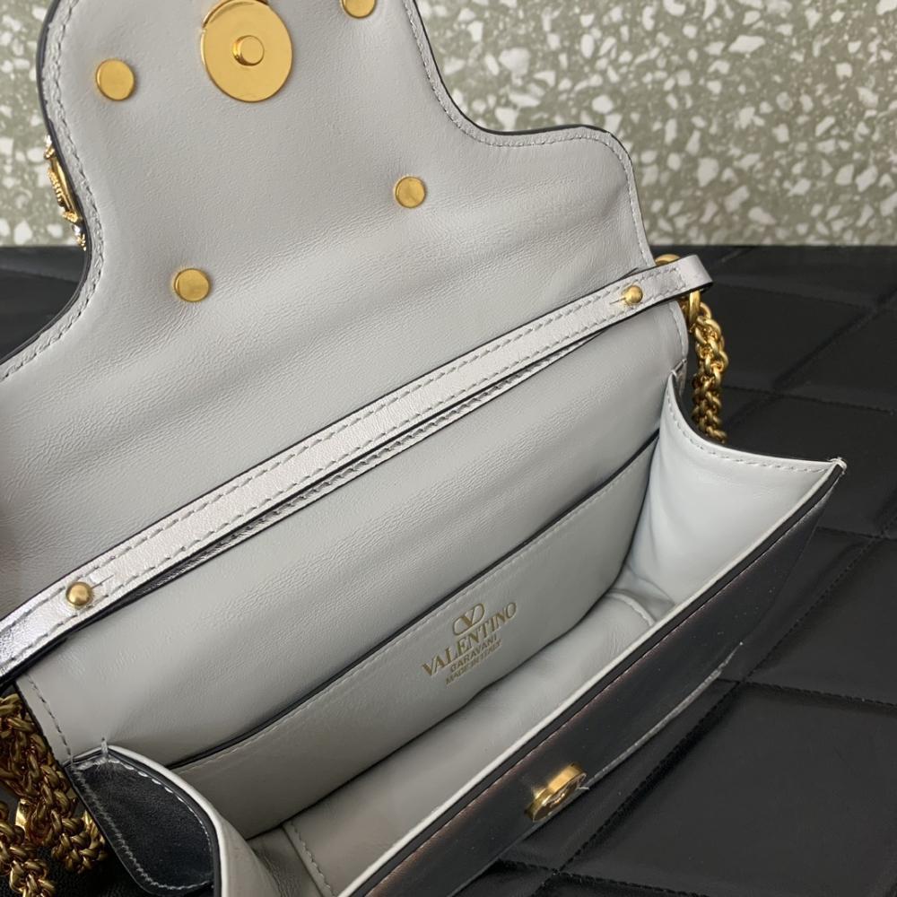 Crystal-Embellished Calfskin Wallet Style 1356258043