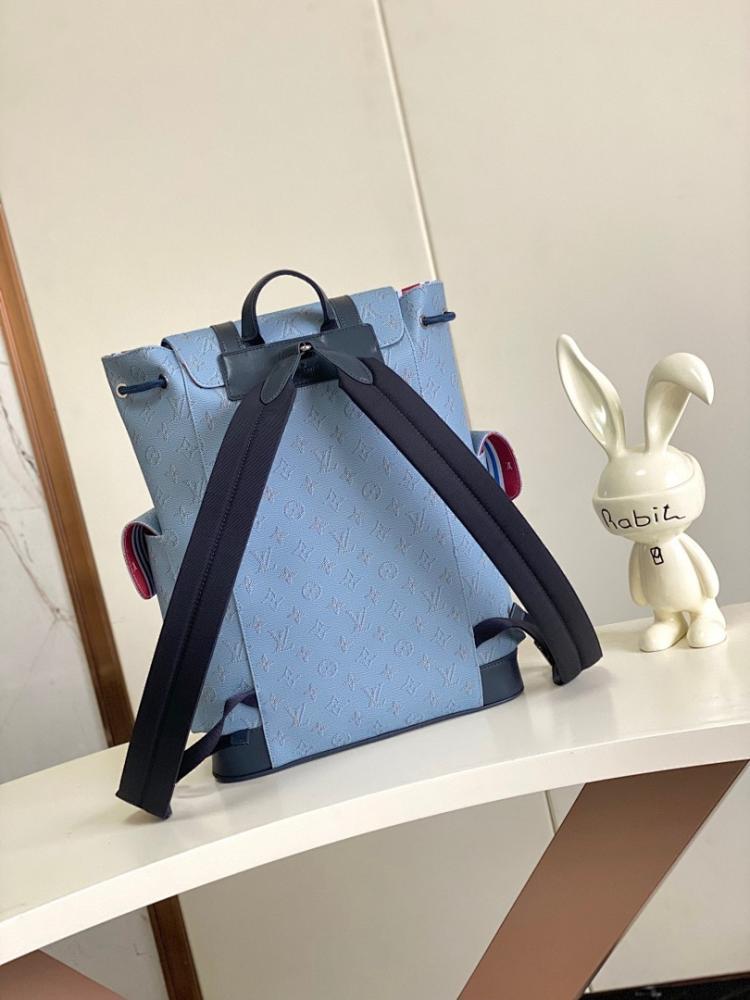 Stylish Refined Monogram Leather Crossbody Bag 38x44x12.5cm