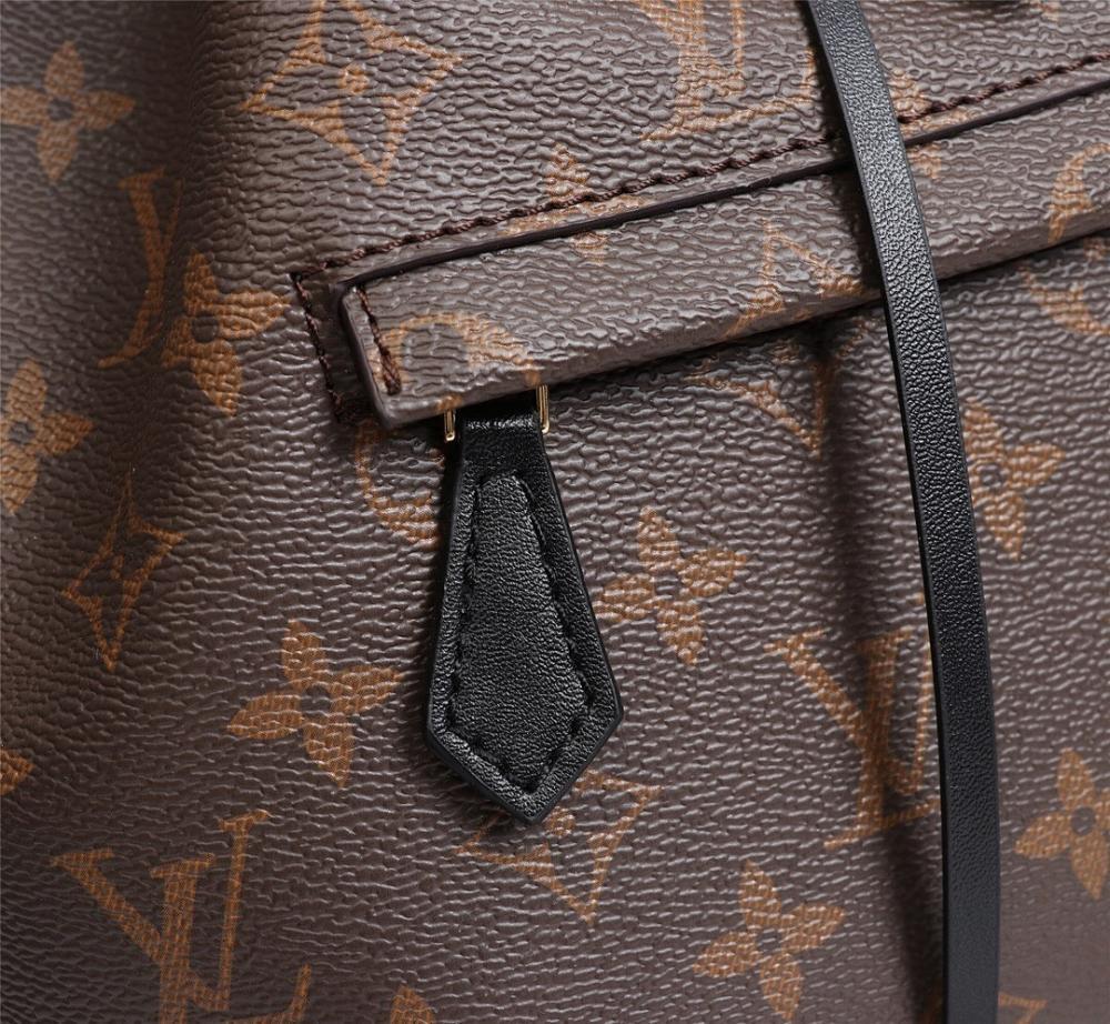 Stylish Leather Shoulder Bag 27.5x33x14cm
