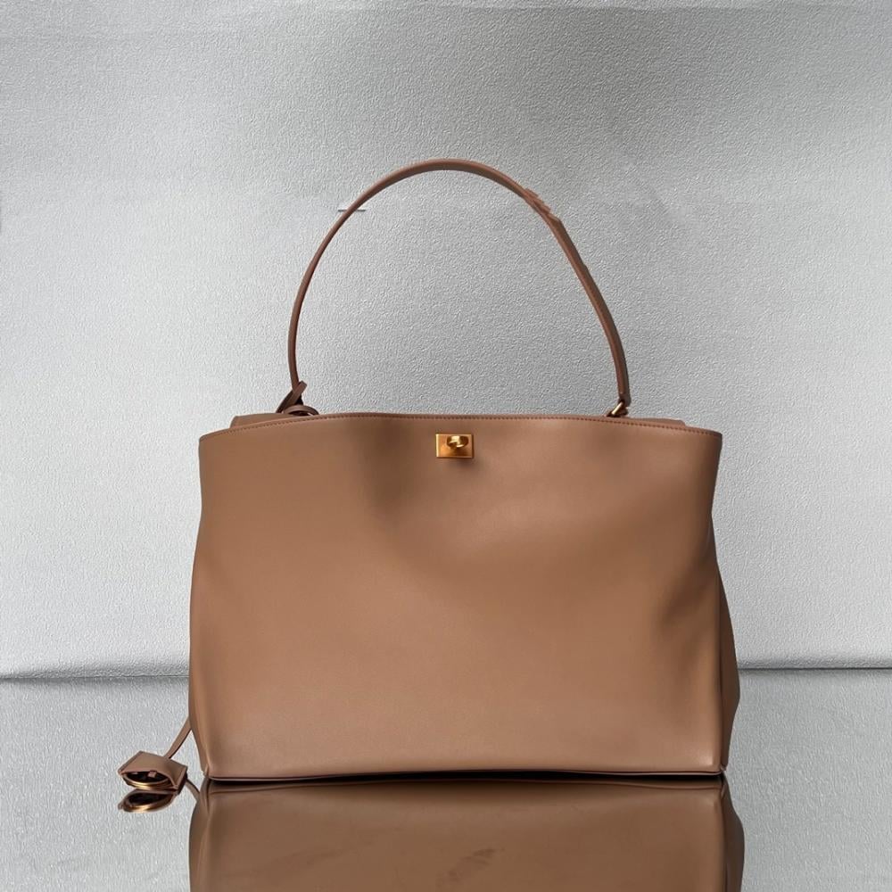 Elegant Leather Top Handle Bag Style 144443446
