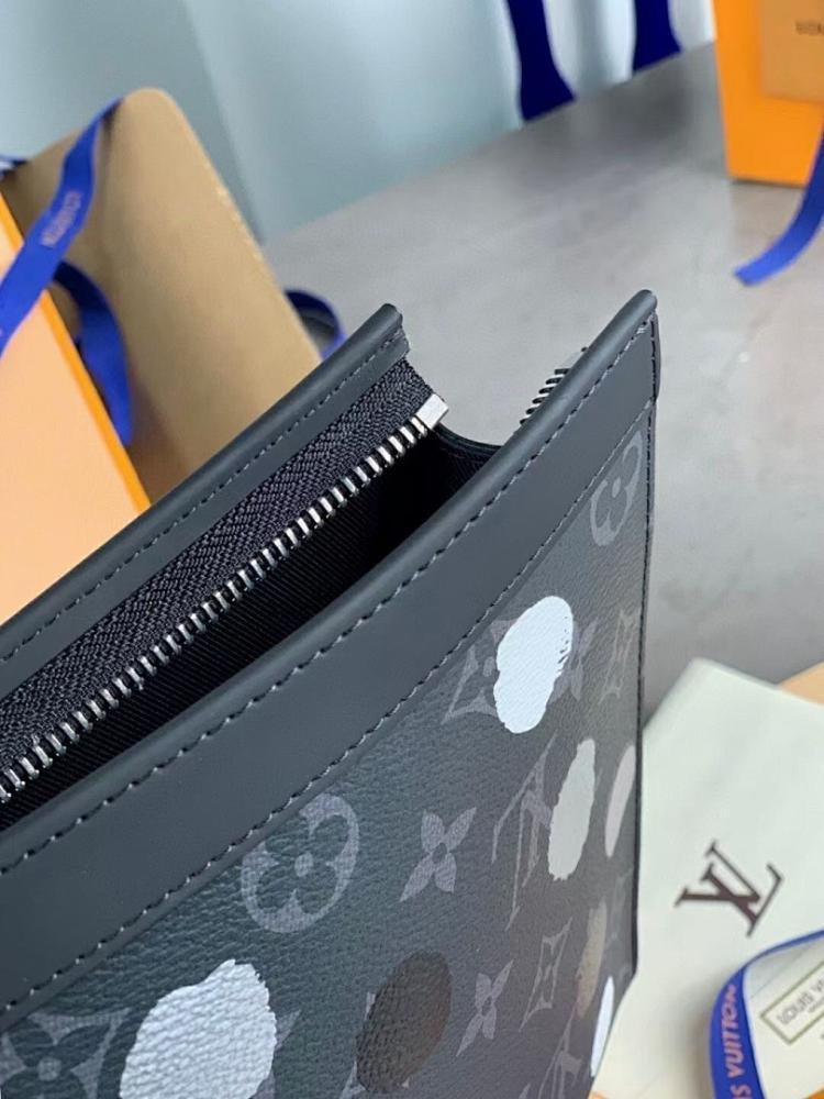 Modern Black Canvas Top Handle Bag