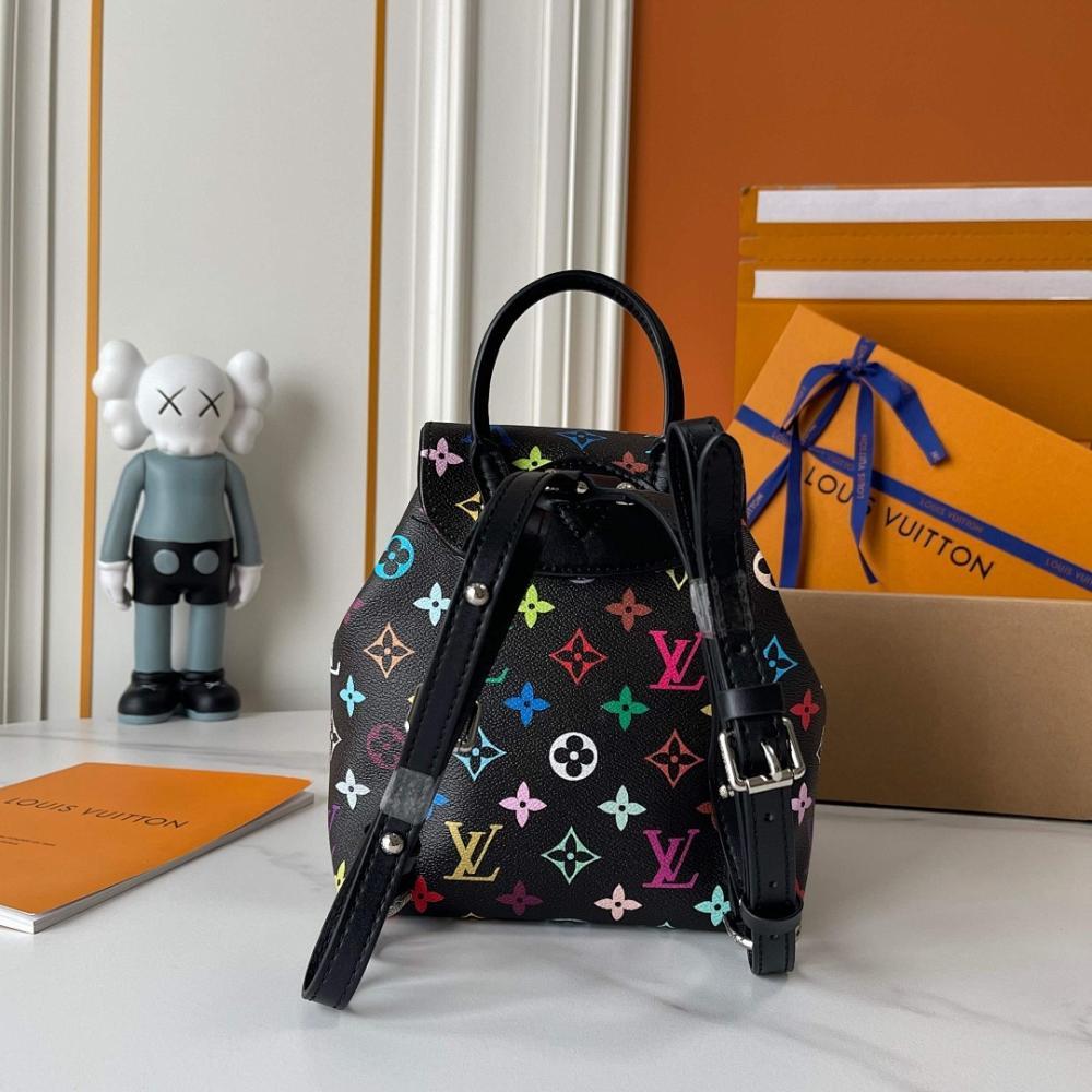 Modern Italian-Inspired Monogram Leather Shoulder Bag 24x26x7cm