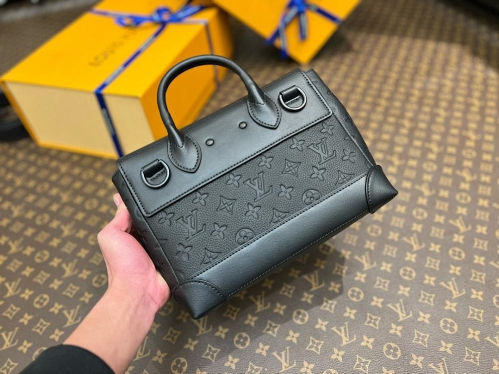 Stylish Refined Leather Crossbody Bag 25x9x10cm