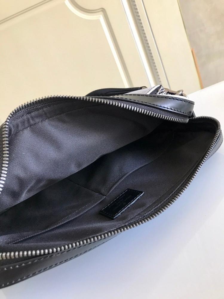 Classic Grey Canvas Shoulder Bag