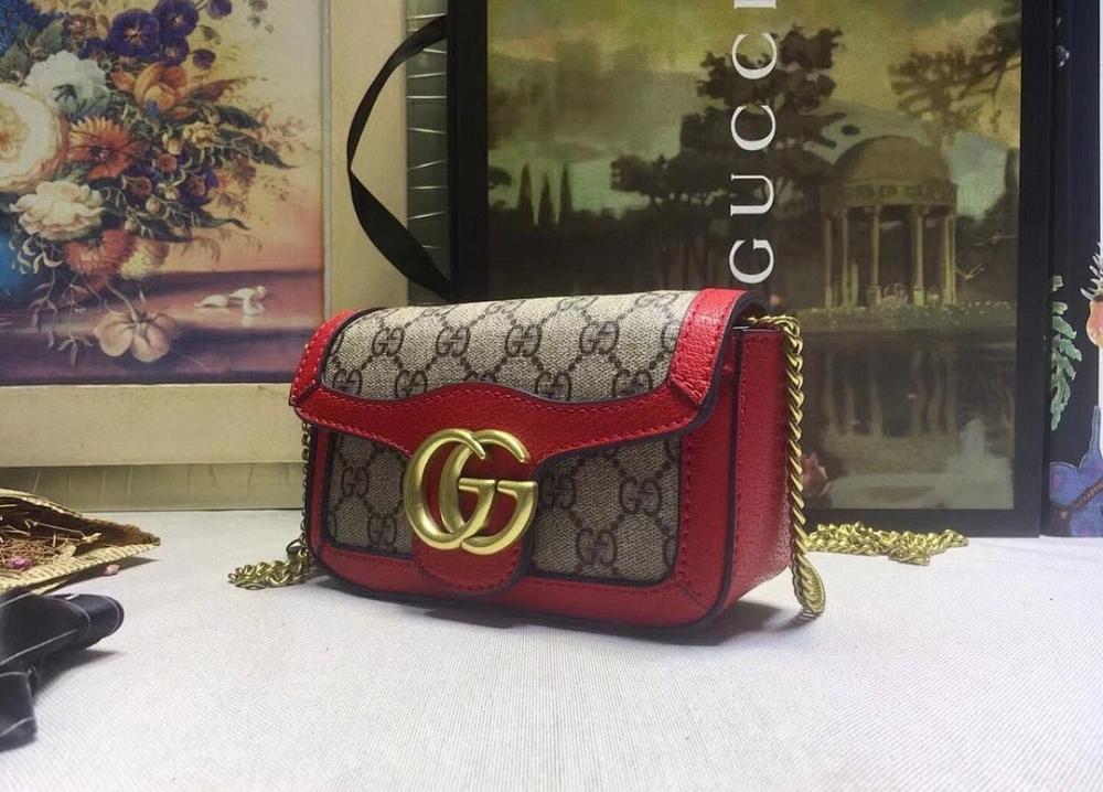 Modern Elegant Leather Top Handle Bag Red
