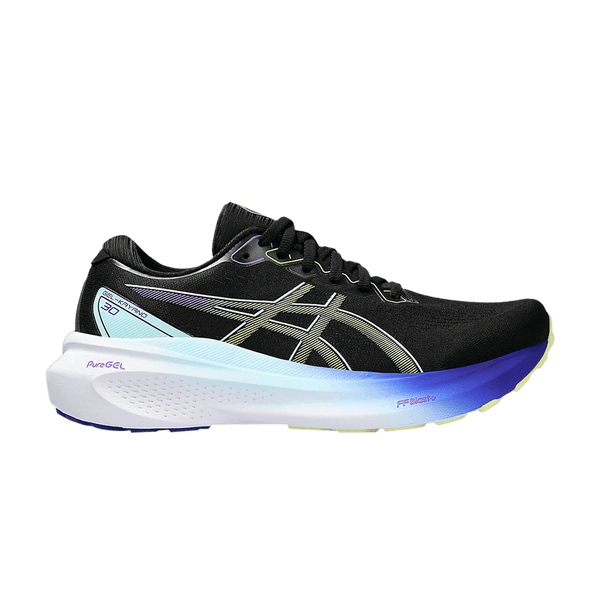 Wmns Gel Kayano 30 'Black Blue Glow Yellow'