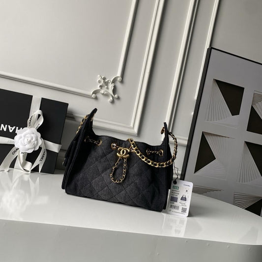 Denim Hobo Bag Style 305080244