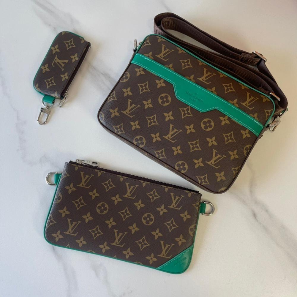 Modern Luxury Monogram Shoulder Bag 25x18.5x7cm
