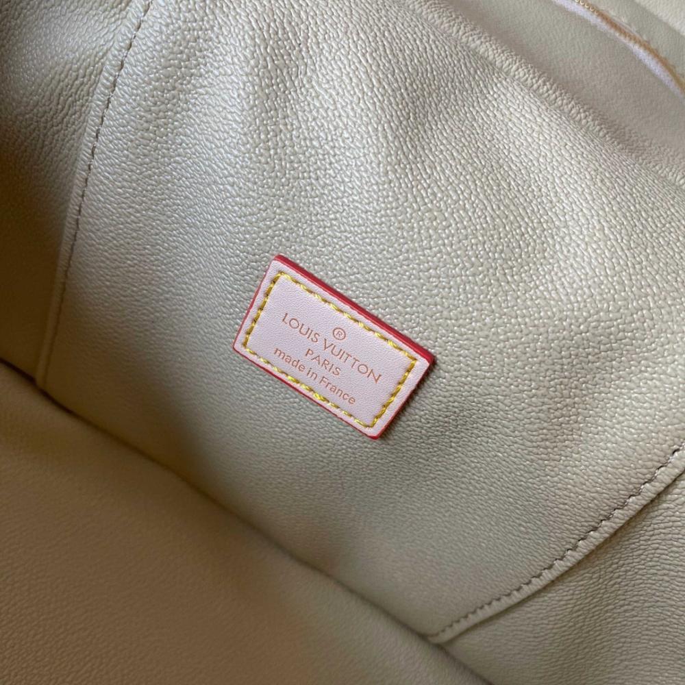Stylish Monogram Leather Shoulder Bag 24x18x14.5cm