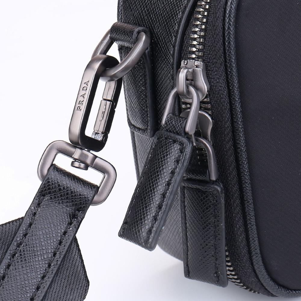 Classic Woven Nylon Shoulder Bag