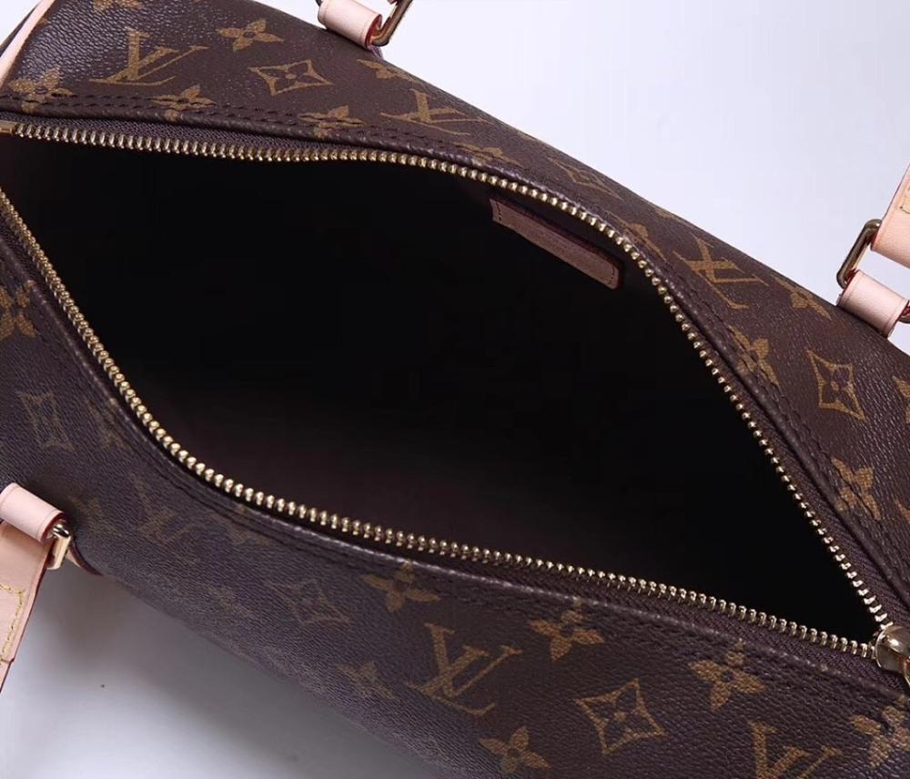 Stylish Leather Top Handle Bag