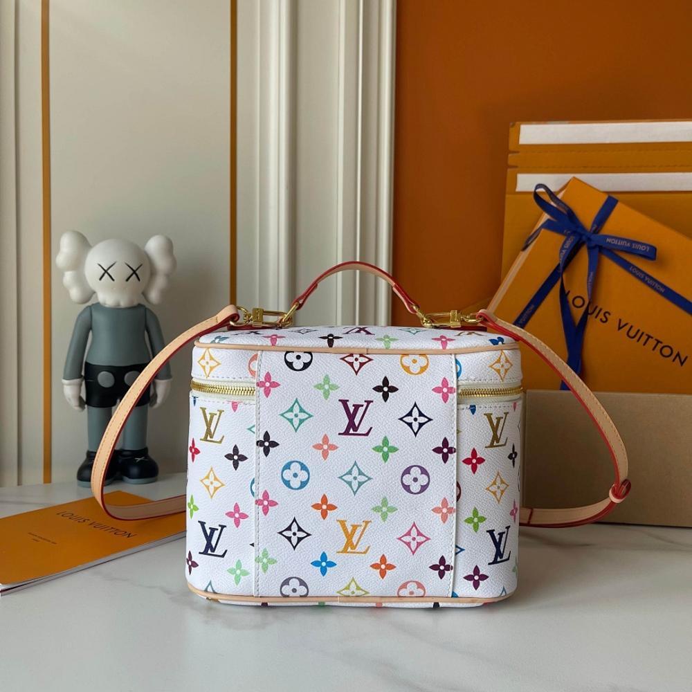 Stylish Monogram Leather Shoulder Bag 24x18x14.5cm