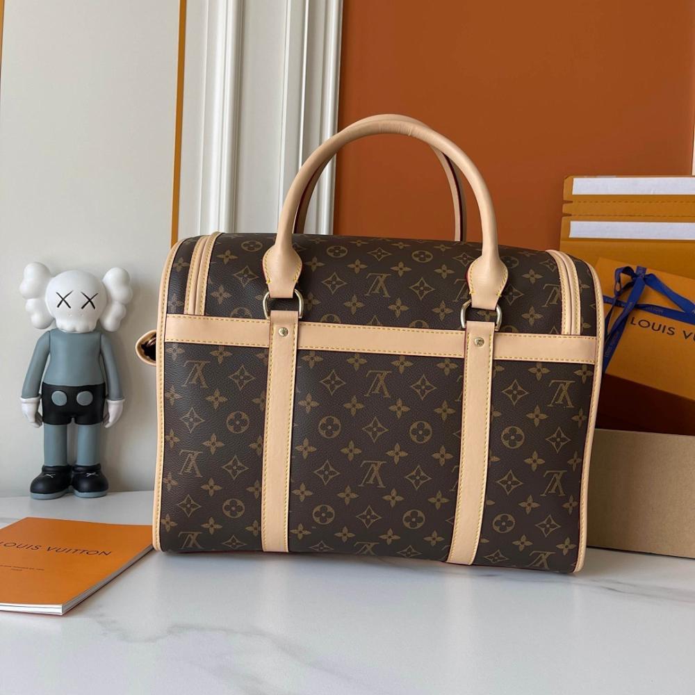 Modern Monogram Leather Crossbody Bag 40x29x23cm