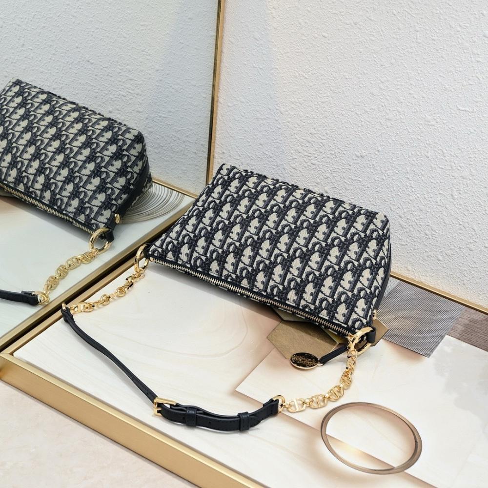 Elegant Stylish Black Studded Calfskin Shoulder Bag