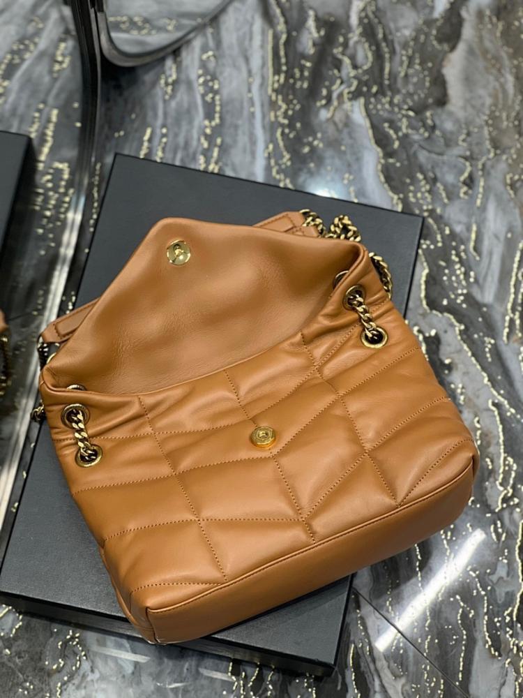 Stylish Quilted Lambskin Shoulder Bag 29x17x11cm