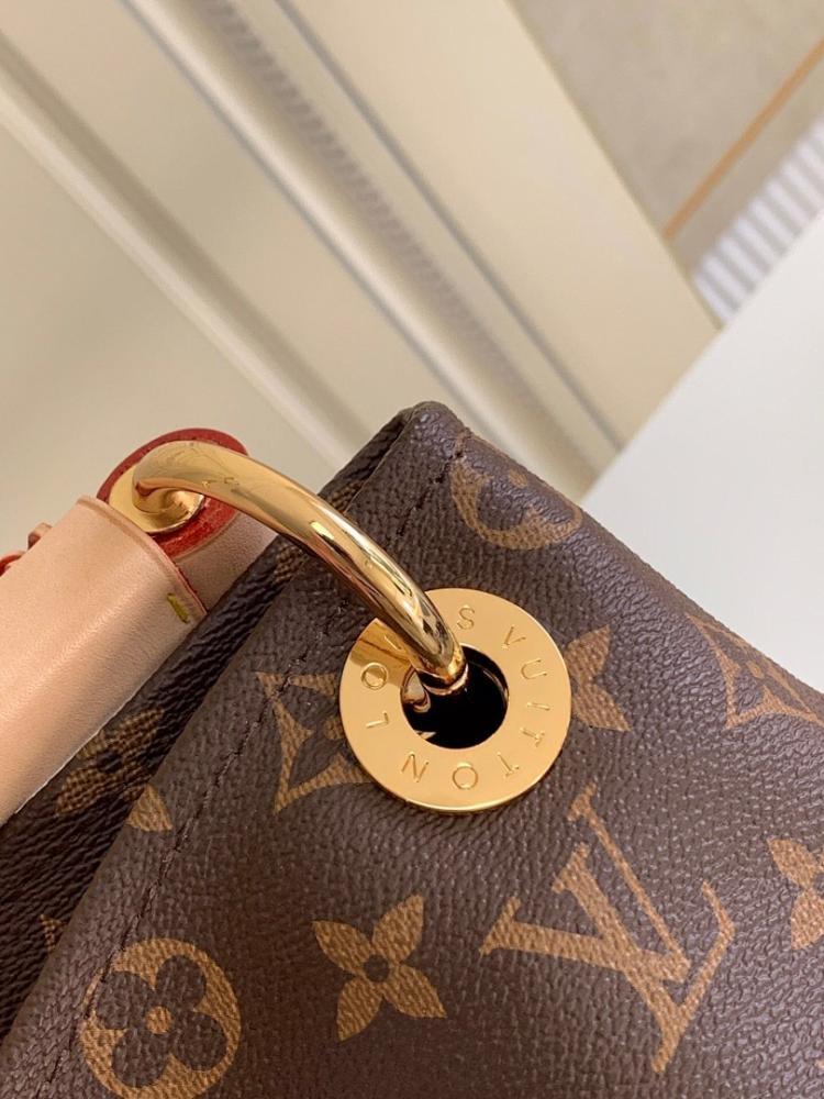 Stylish Gold Leather Top Handle Bag 46x32x24cm