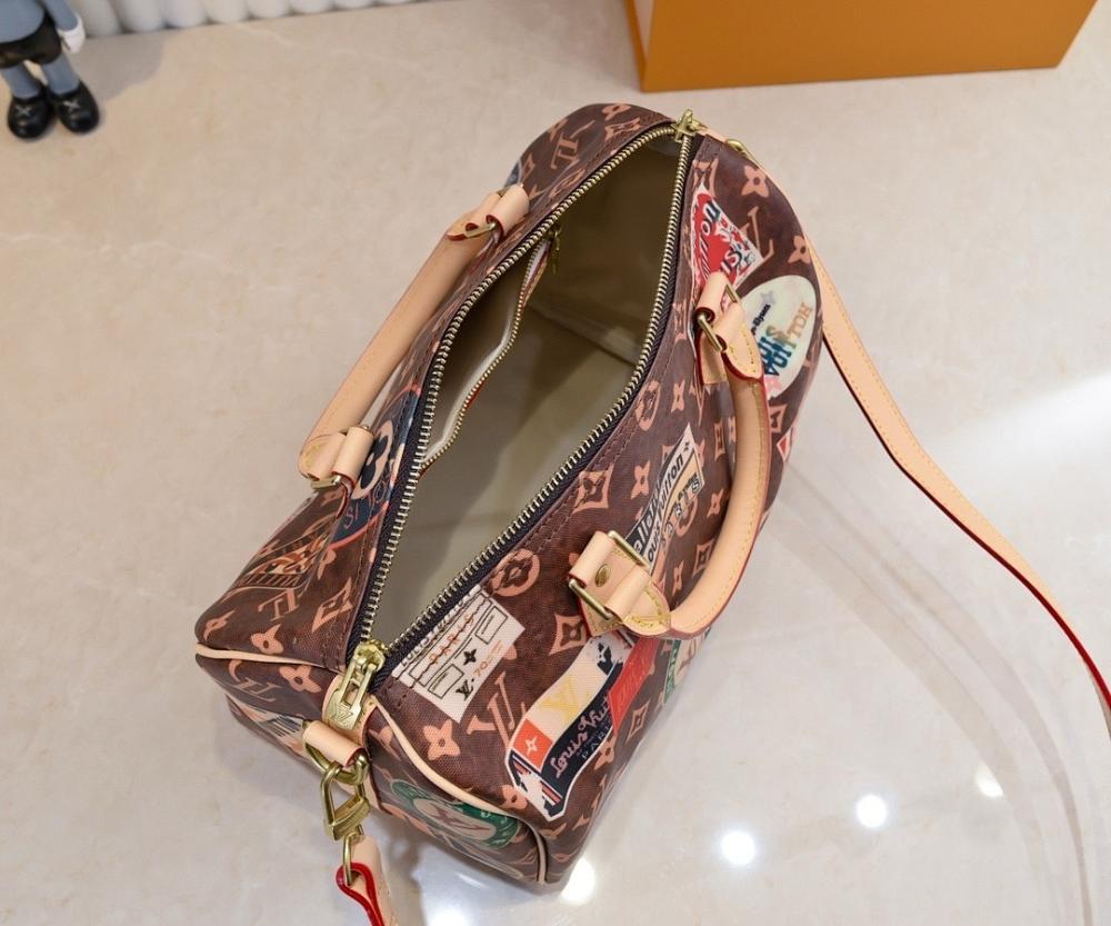 Modern Stylish Leather Shoulder Bag 30x21x17cm