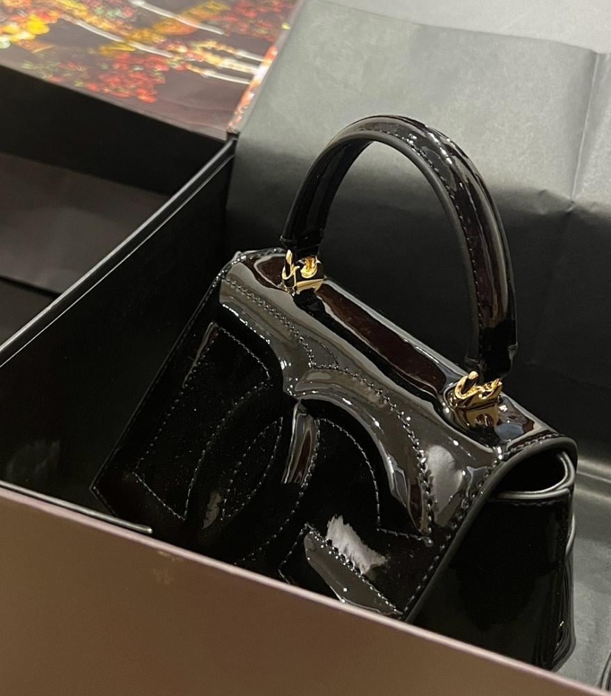Modern Stylish Top Handle Bag 13.5x17.5x6.5cm