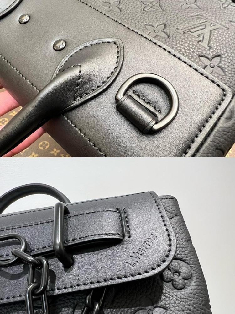 Stylish Refined Leather Crossbody Bag 25x9x10cm