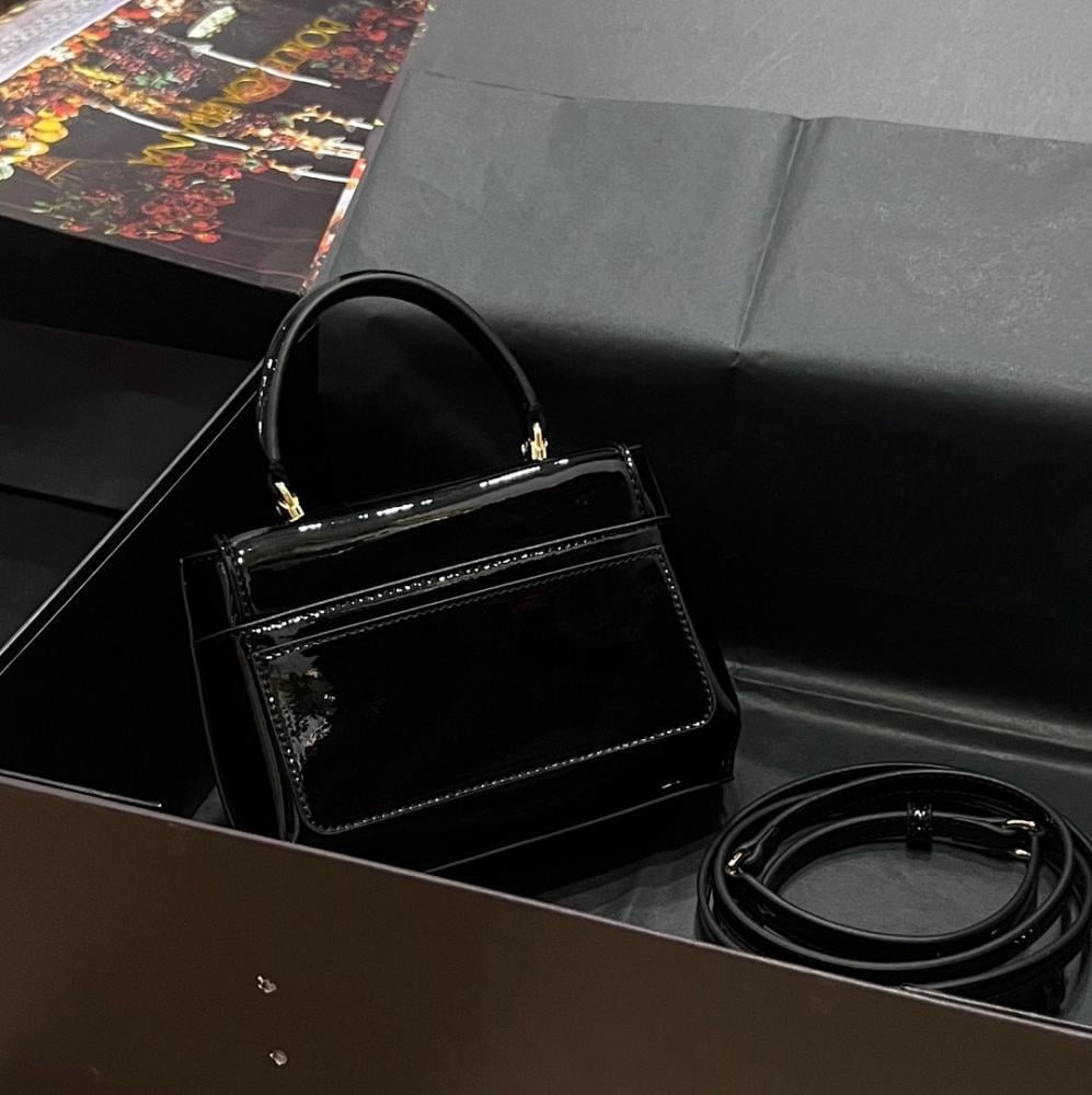 Modern Stylish Top Handle Bag 13.5x17.5x6.5cm