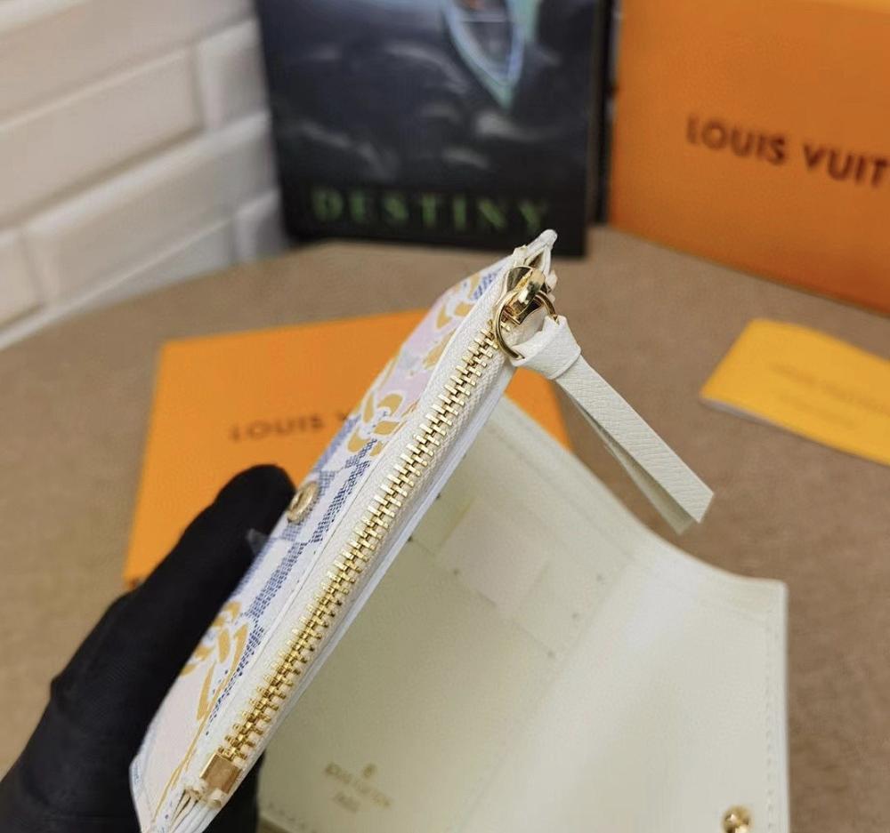 Classic Luxury Blue Leather Wallet