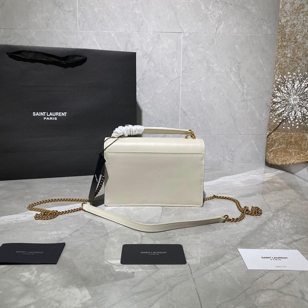 Stylish Leather Shoulder Bag 19x14x5.5cm