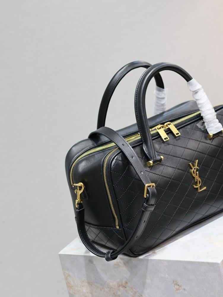 Modern Leather Travel Bag 31x16x13cm