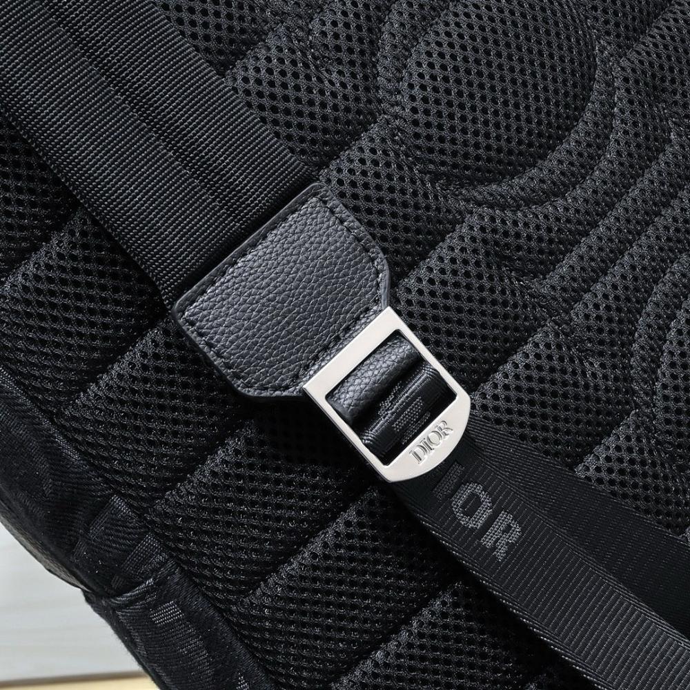 Elegant Refined Black Quilted Leather Shoulder Bag Black/Beige 30x42x15cm