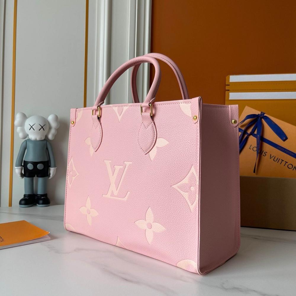 Luxury Elegant Monogram Leather Shoulder Bag 34x26x13cm
