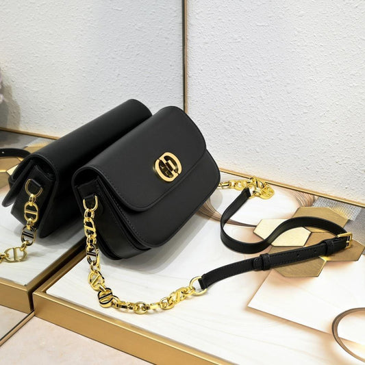 Elegant Stylish Leather Top Handle Bag 22x13x6.5cm