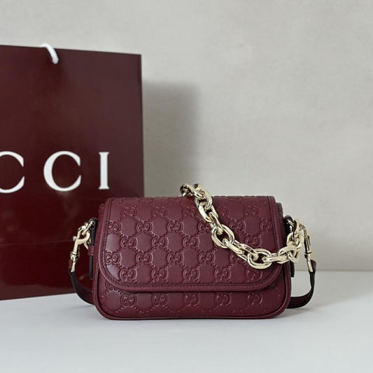 Leather Top Handle Bag