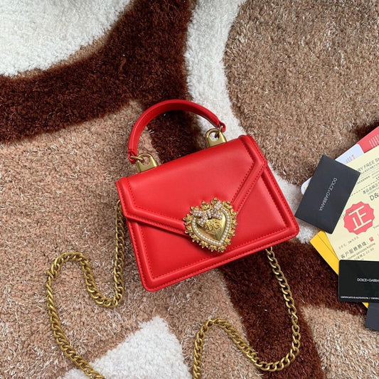 Modern Refined Leather Crossbody Bag 19x13x4.5cm