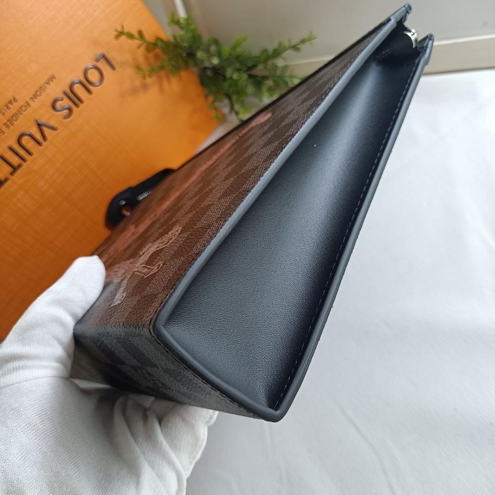Classic Leather Top Handle Bag 27x21cm