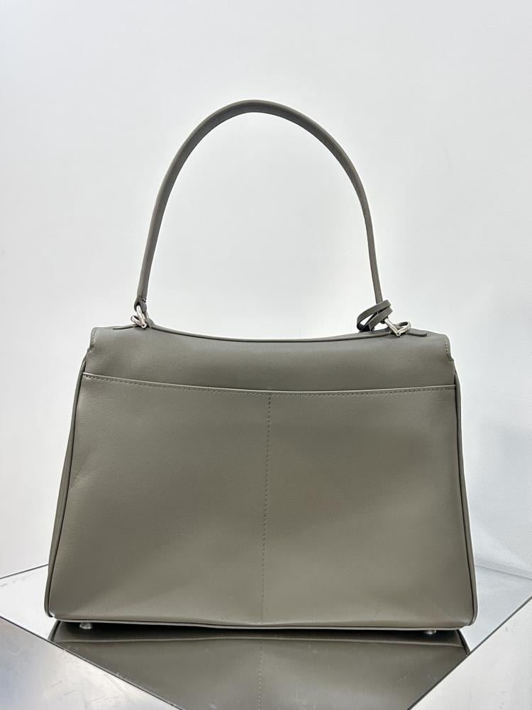 Luxury Leather Top Handle Bag Style 2142483004