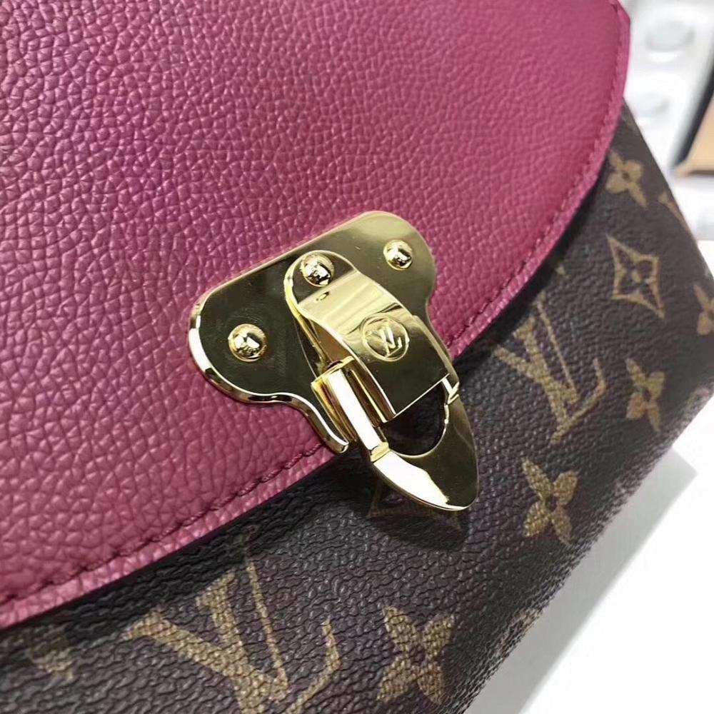 Elegant Gold Monogram Calfskin Crossbody Bag