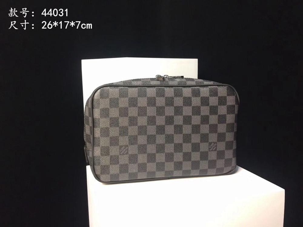 Stylish Premium Monogram Leather Top Handle Bag 26x17x7cm