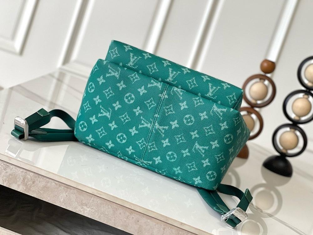 Stylish Green Canvas Top Handle Bag
