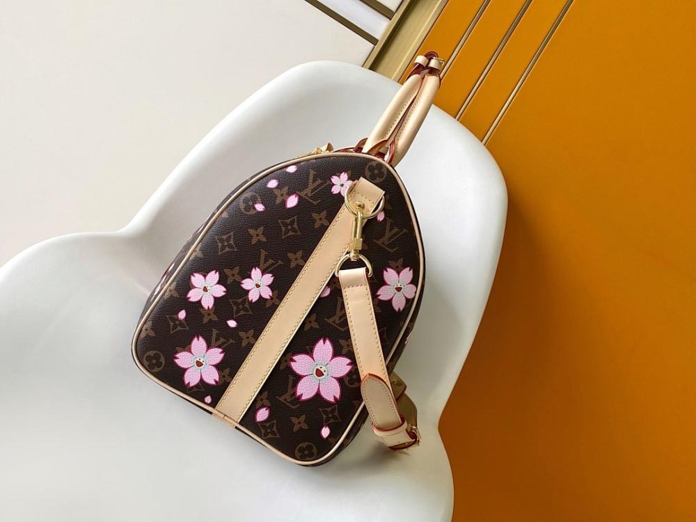 Keepall Monogram Travel Bag Pink 45x27x20cm