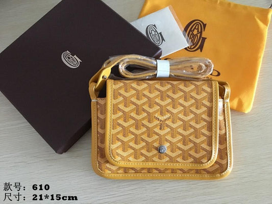 Modern Leather Crossbody Bag 21x15cm