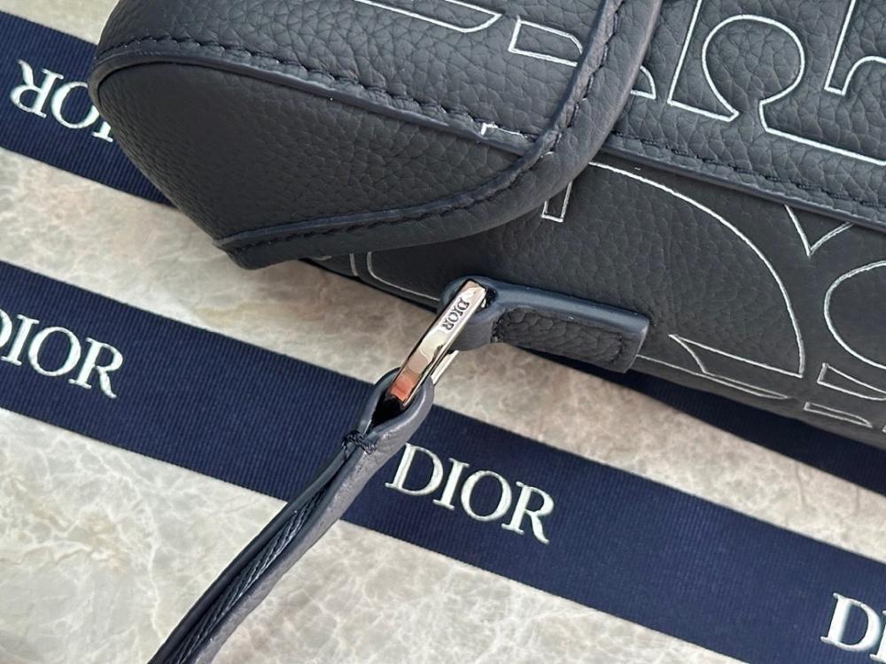 Elegant Blue Leather Shoulder Bag