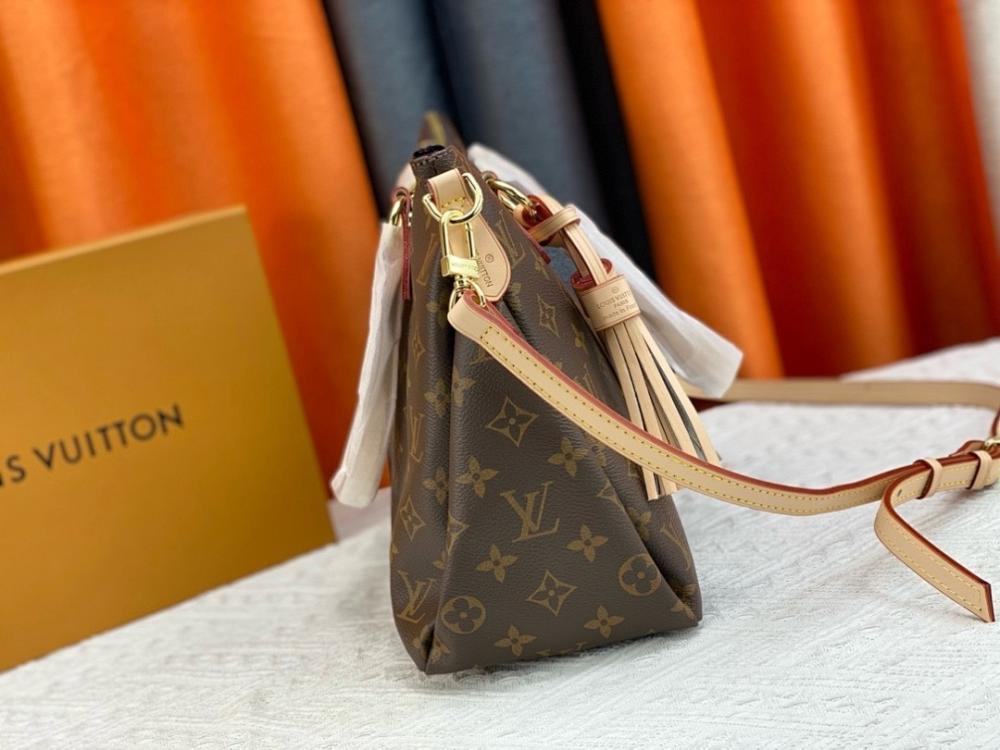 Italian-Inspired Elegant Leather Top Handle Bag 35x24x14cm