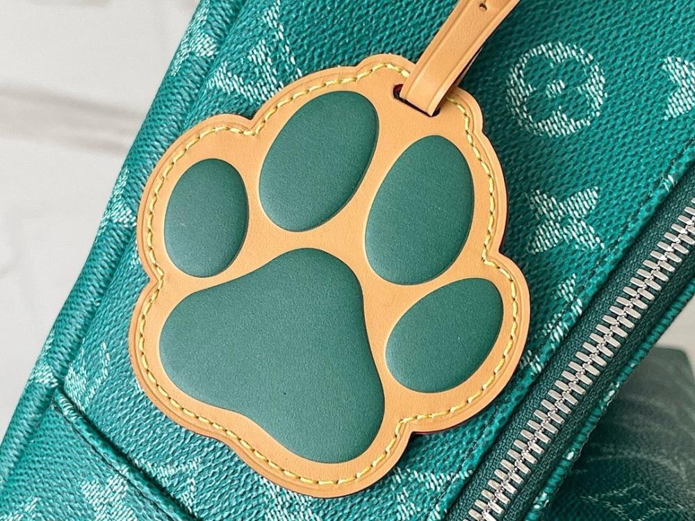 Stylish Green Canvas Top Handle Bag