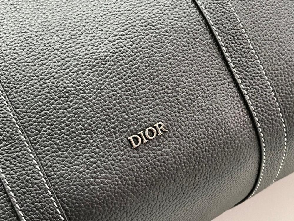 Elegant Black Printed Calfskin Shoulder Bag