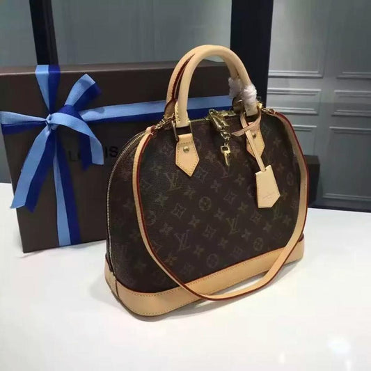 Classic Leather Top Handle Bag
