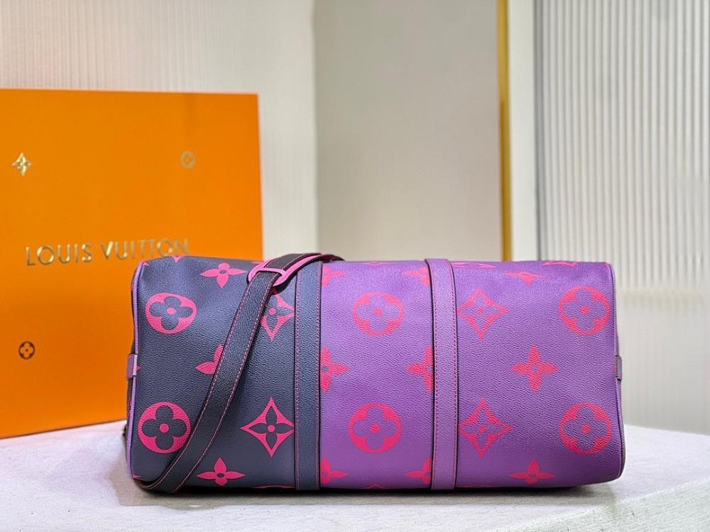 Elegant Stylish Leather Shoulder Bag Pink 45x27x20cm